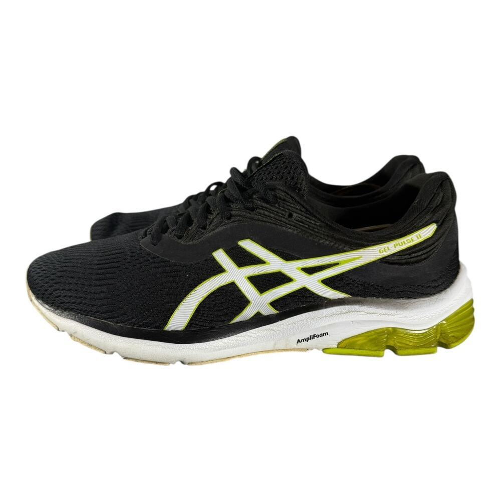ASICS Men's Gel-Pulse 11 Running Sneaker Shoes Size 9.5 US Black/Neon Lime - Picture 4 of 8